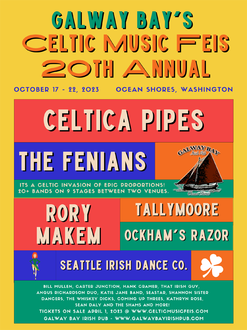 Celtic Music Festival Tourism Ocean Shores